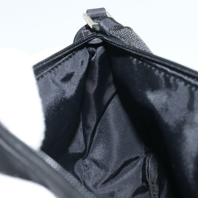 【日本直送】PRADA 尼龍黑色銀色配件包 Auth 162965V-20