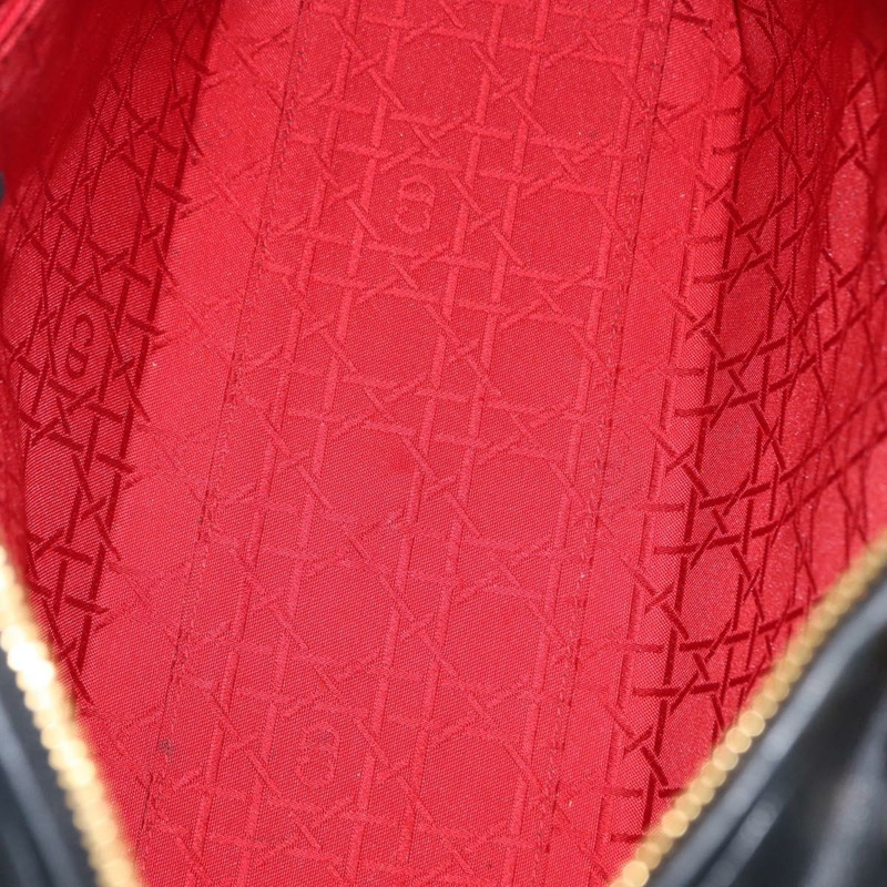 【日本直送】Christian Dior Canage 手提包 皮革 2way 黑色 金色 正品 ep12707-18