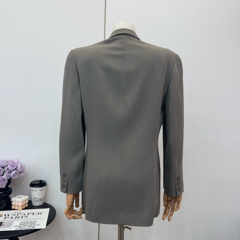 Emporio Armani灰色雙排扣女士西裝外套 vintage 中古-2