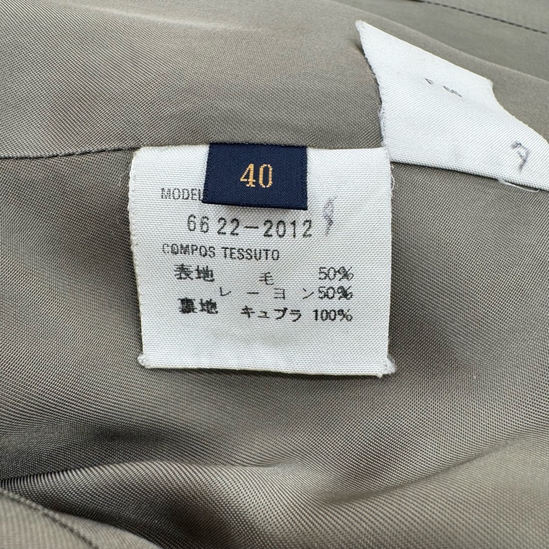 Emporio Armani灰色雙排扣女士西裝外套 vintage 中古-10