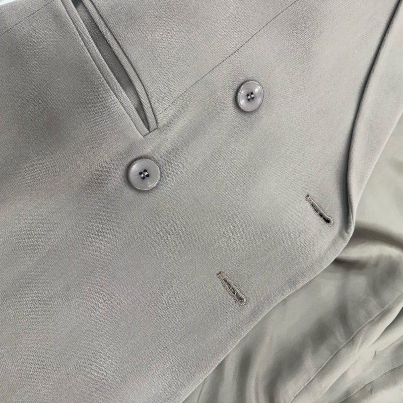 Emporio Armani灰色雙排扣女士西裝外套 vintage 中古-14