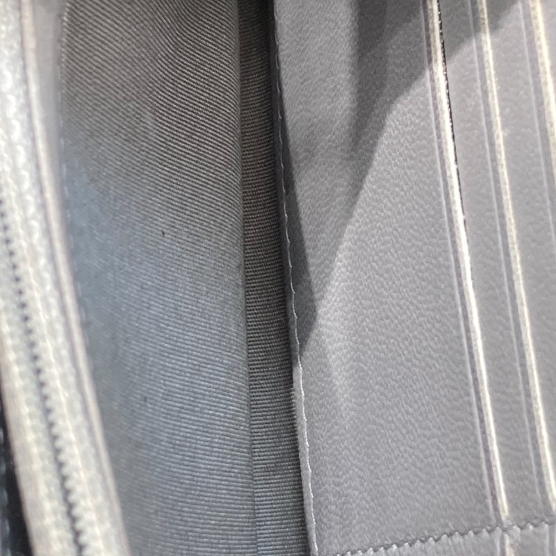 CHANEL香奈兒 LEBOY翻蓋長夾 荔枝牛皮 銀色 銀釦-16