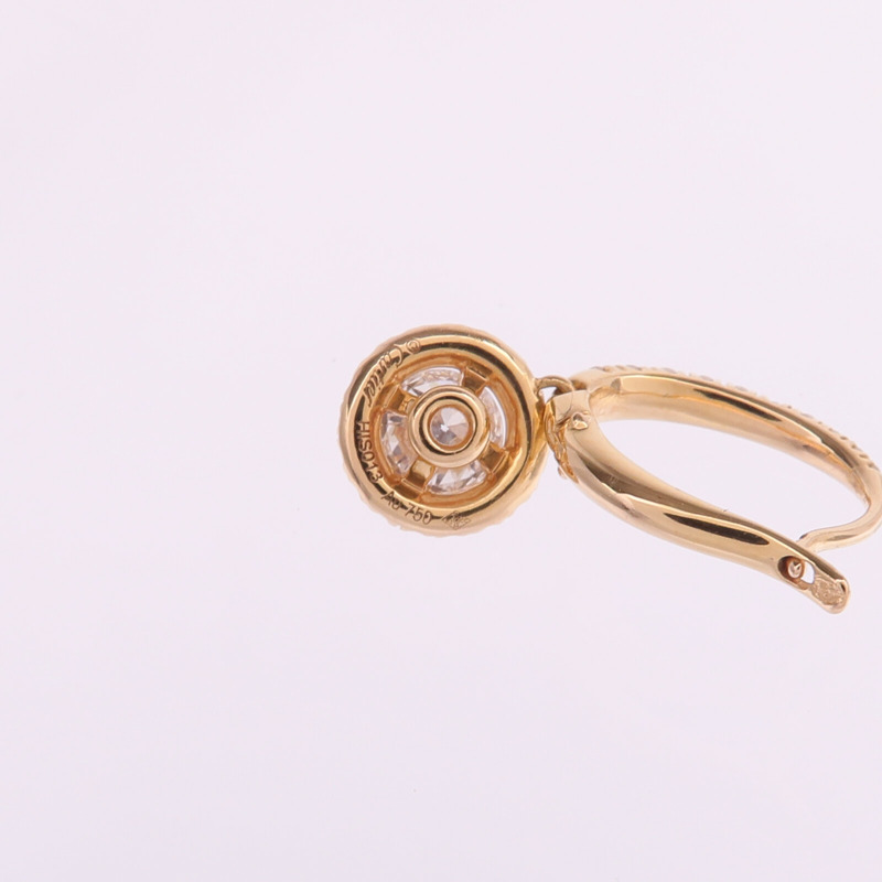 CARTIER 18K玫瑰金Diamond Earrings鑽石耳環-5