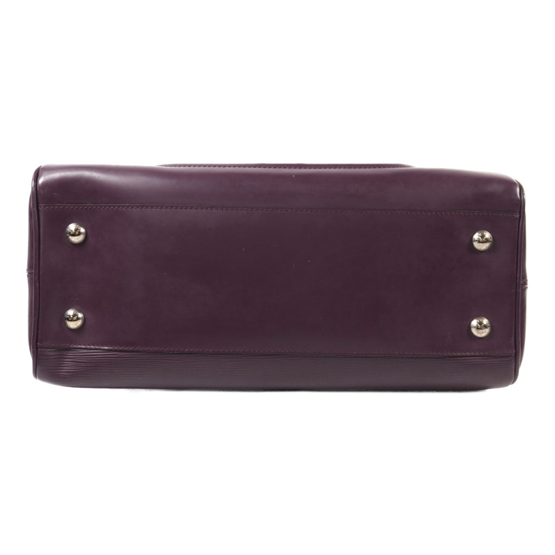 LOUIS VUITTON Epi Bowling Montaigne GM銀扣手挽袋-3