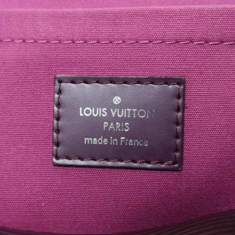 LOUIS VUITTON Epi Bowling Montaigne GM銀扣手挽袋-5