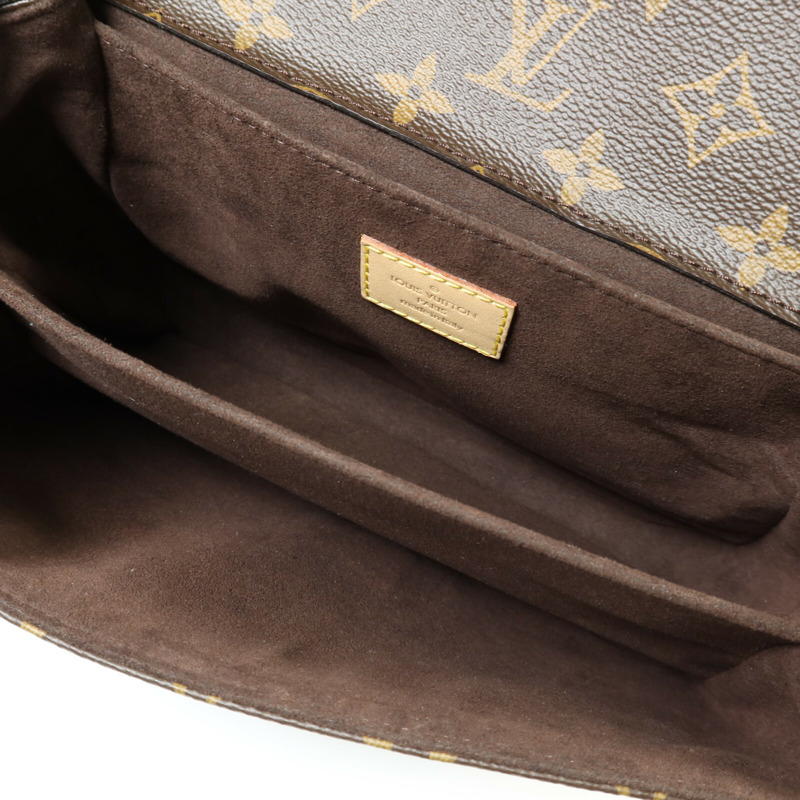 LOUIS VUITTON Monogram Pochette Metis MM金扣手挽肩背兩用袋-4