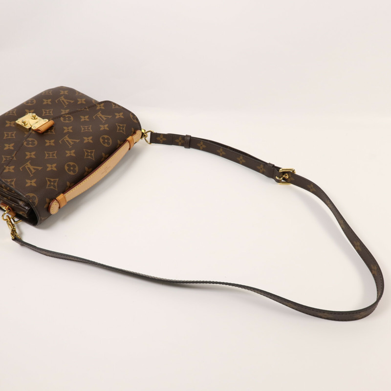 LOUIS VUITTON Monogram Pochette Metis MM金扣手挽肩背兩用袋-7