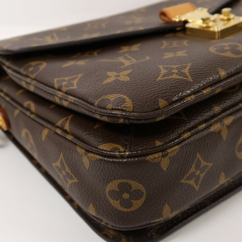 LOUIS VUITTON Monogram Pochette Metis MM金扣手挽肩背兩用袋-9