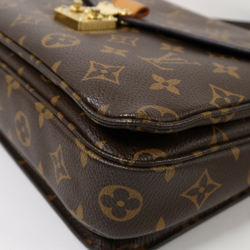 LOUIS VUITTON Monogram Pochette Metis MM金扣手挽肩背兩用袋-10