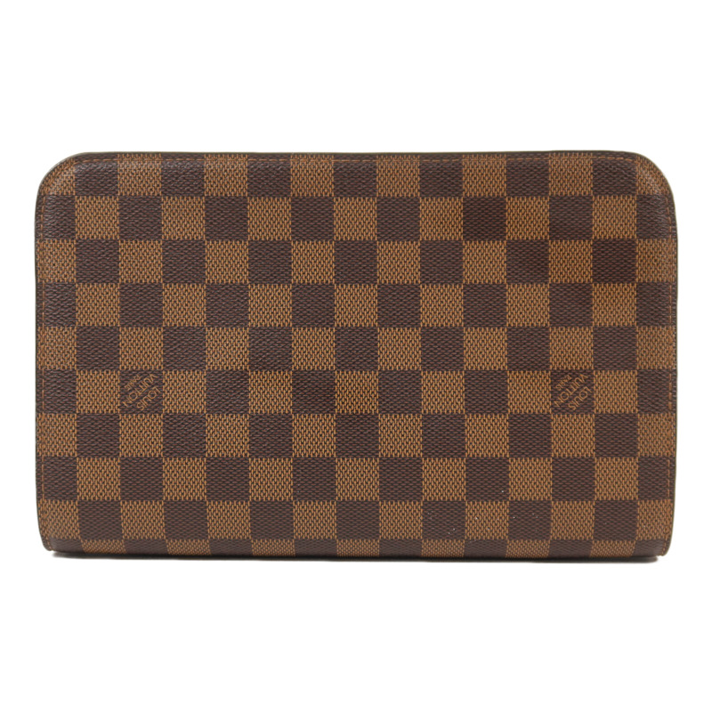 LOUIS VUITTON Damier Saint Louis Clutch Bag金扣手拿包-1