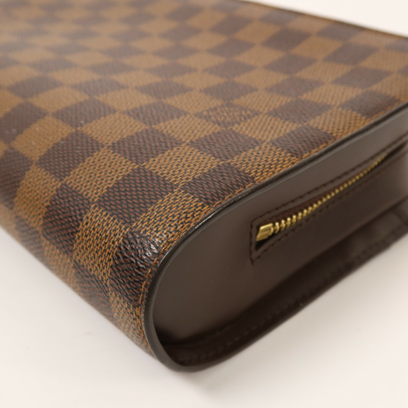 LOUIS VUITTON Damier Saint Louis Clutch Bag金扣手拿包-9