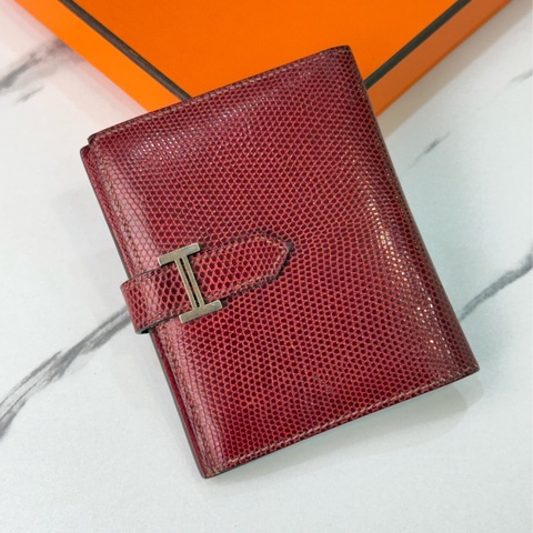 Hermes Bearn短夾🐊稀有鱷魚皮