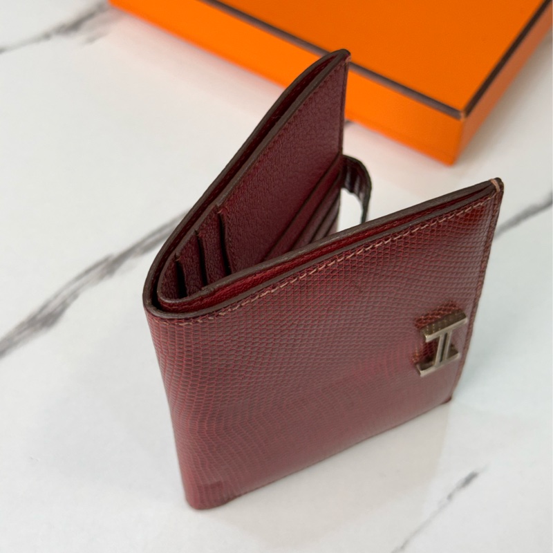 Hermes Bearn短夾🐊稀有鱷魚皮-3