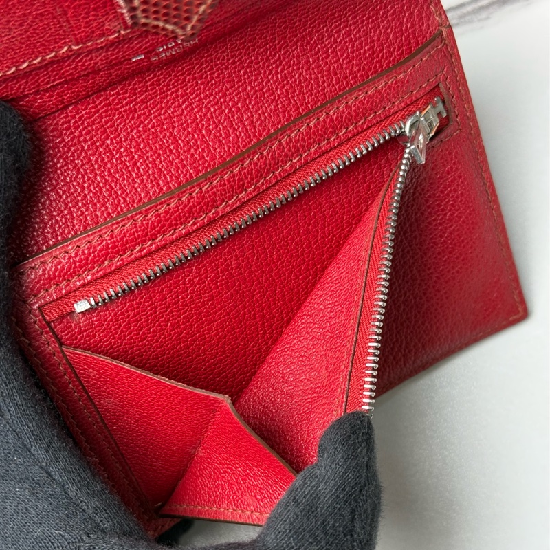 Hermes Bearn短夾🐊稀有鱷魚皮-9