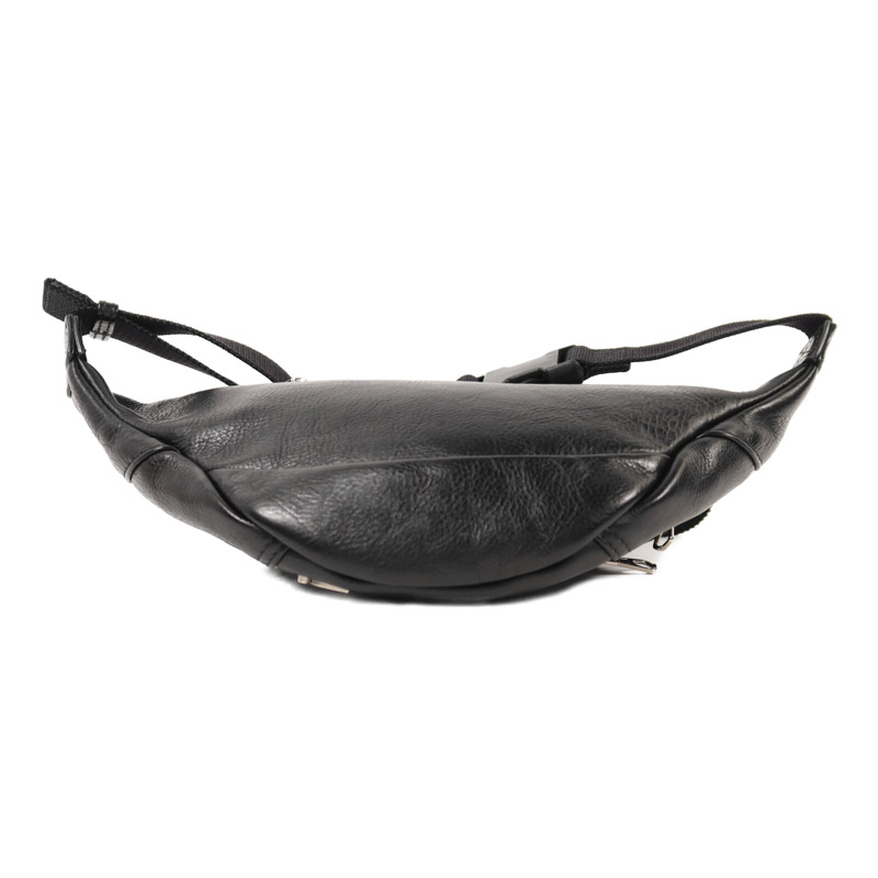 BALENCIAGA 牛皮皮革Waist Bag銀扣腰包-3