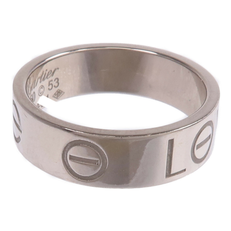 CARTIER 18K白金Ring戒指Cartier#53/US#6.25-3