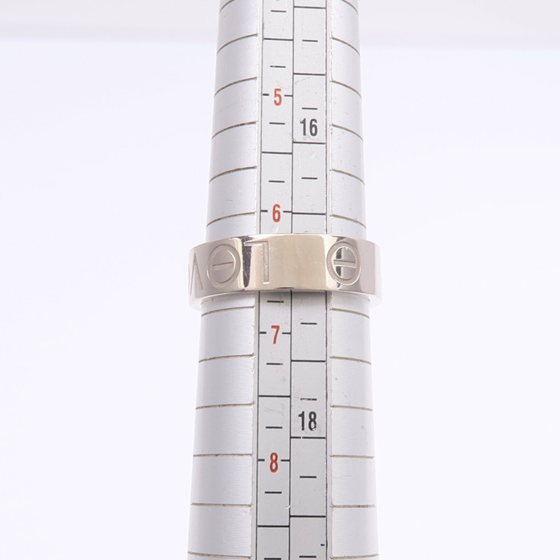 CARTIER 18K白金Ring戒指Cartier#53/US#6.25-8