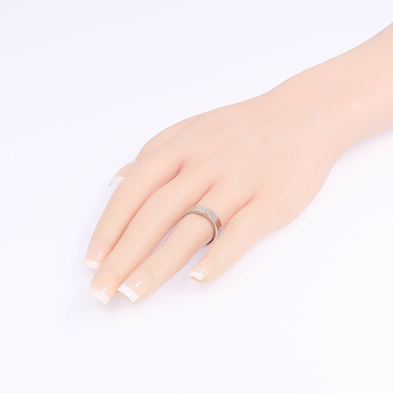 CARTIER 18K白金Ring戒指Cartier#53/US#6.25-9