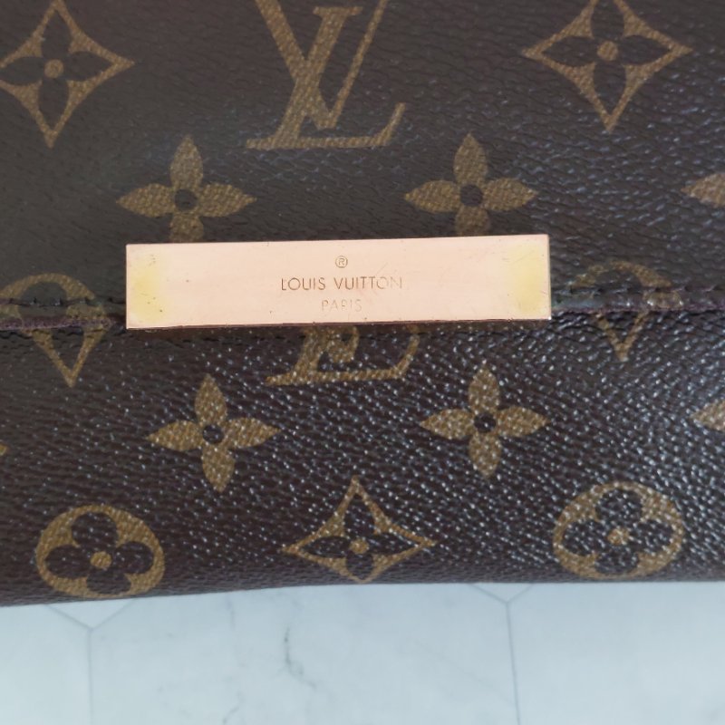 LV 經典老花M40718 🎀現品實拍 🎀 Favorite MM 經典花紋鍊條肩背包 斜背包~二手-57