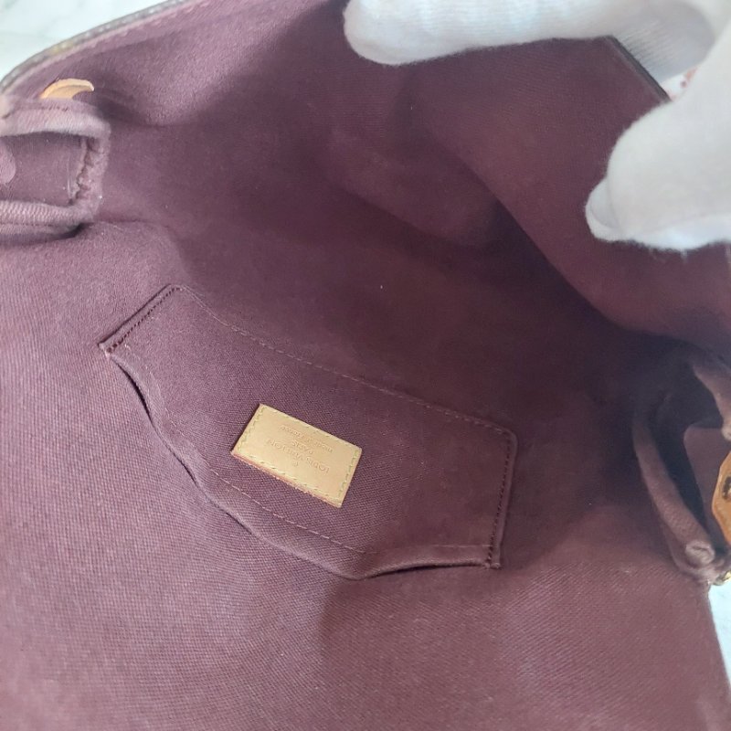 LV 經典老花M40718 🎀現品實拍 🎀 Favorite MM 經典花紋鍊條肩背包 斜背包~二手-81