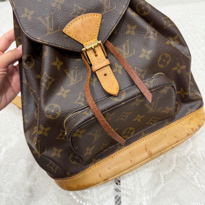 Louis Vuitton LV 中古 雙肩包 backpack MM size-1
