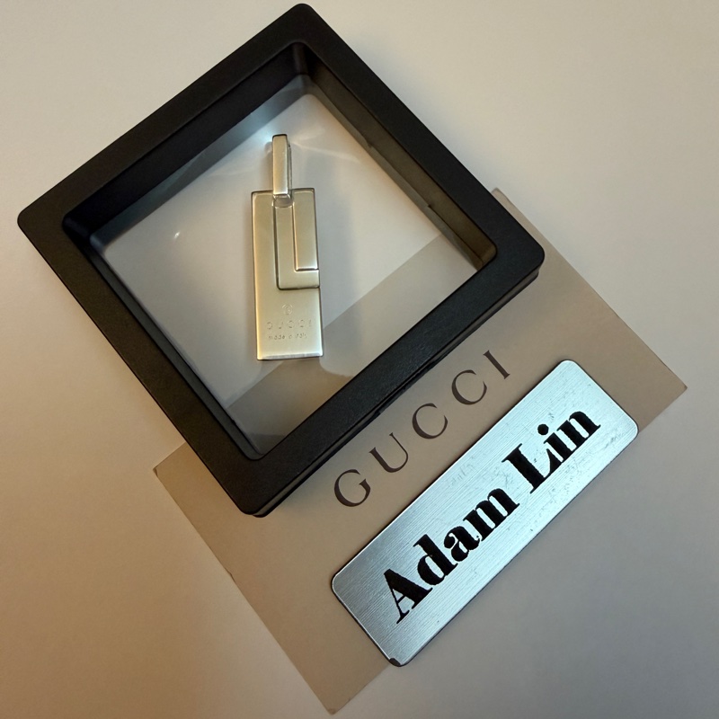 Gucci 小軍牌單墜-1