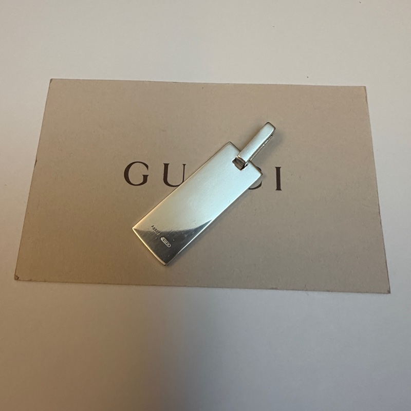 Gucci 小軍牌單墜-4