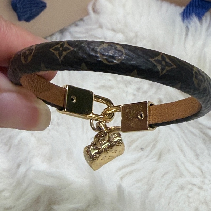 LV皮手環 Speedy Charm 手環-7