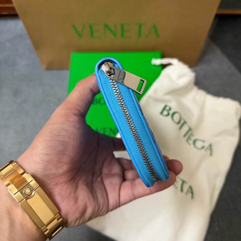 Bv新款大編織拉鍊長夾-2