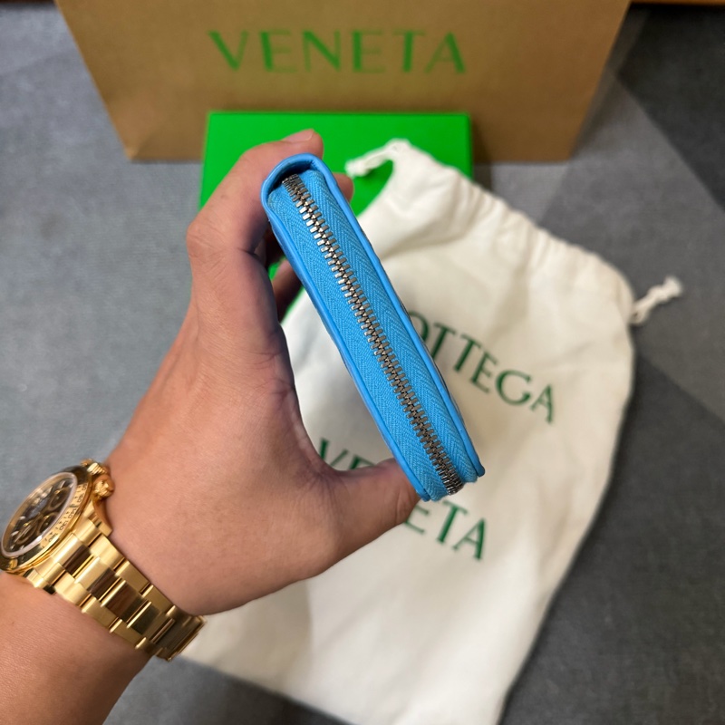 Bv新款大編織拉鍊長夾-4