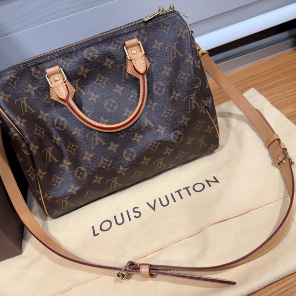 LV SPEEDY BANDOULIERE M41112 NM3 手提/斜背兩用包-10