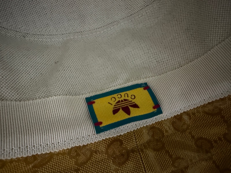 Gucci x Adidas Beige/Brown GG Canvas Bucket Hat-4