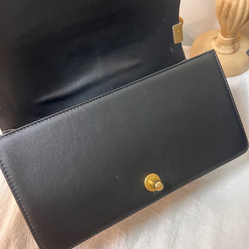 ෆ Chanel Boy25黑金-9