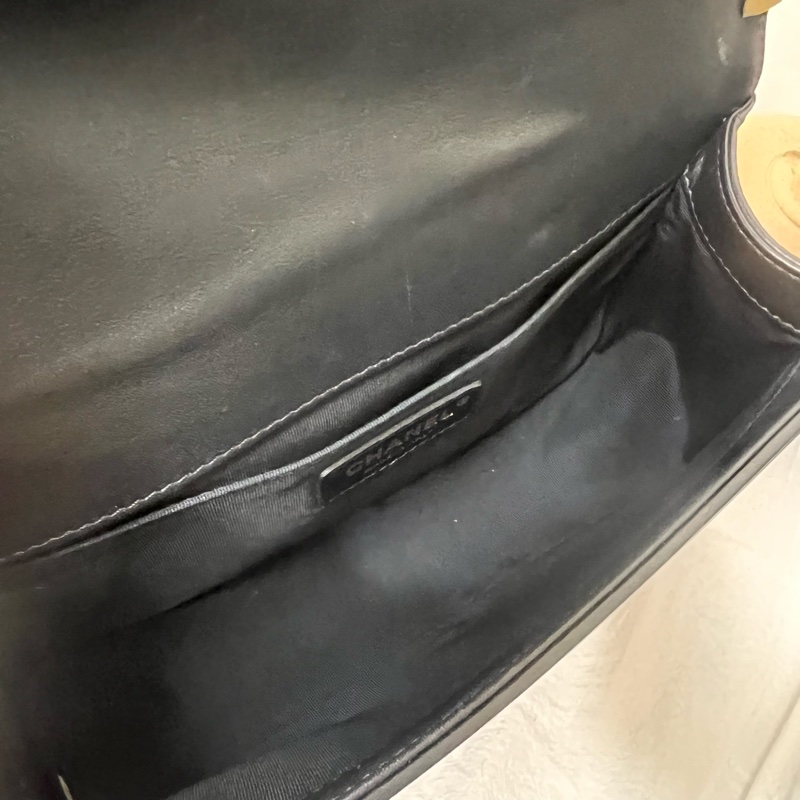 ෆ Chanel Boy25黑金-12