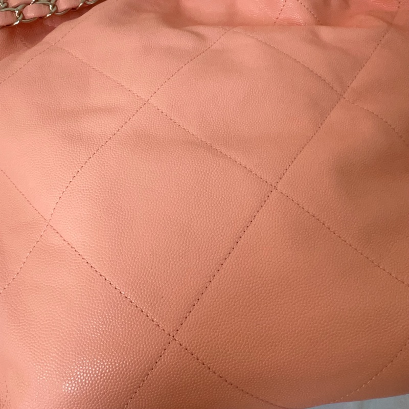 ෆ Chanel 22bag蜜桃粉-9