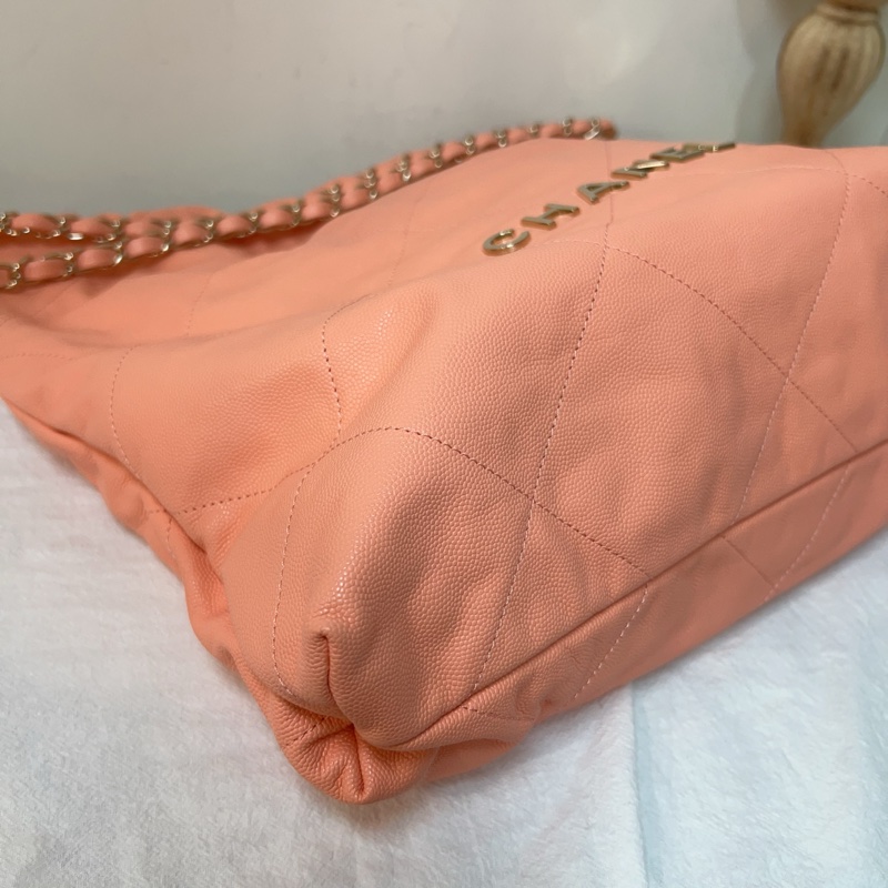 ෆ Chanel 22bag蜜桃粉-13