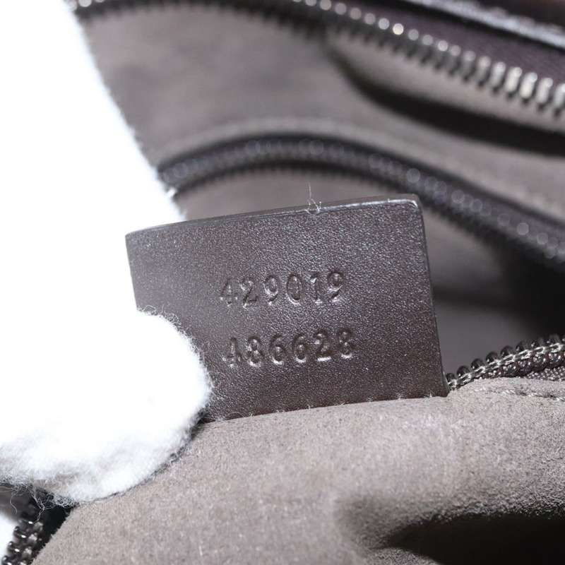 【日本直送】GUCCI GG Supreme 手提包 PVC 兩用 米色 銀色 429019 正品 ka1583-10