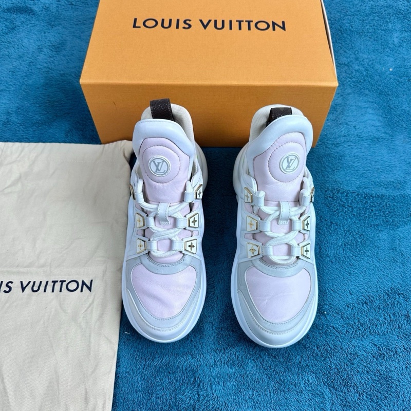 Louis Vuitton路易威登老爹鞋1.0 白粉灰 36碼-0