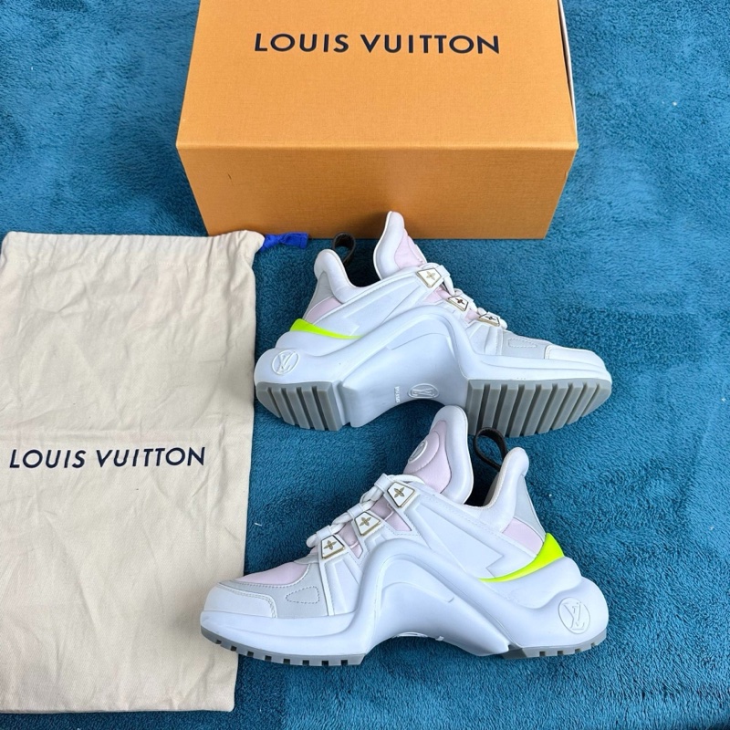 Louis Vuitton路易威登老爹鞋1.0 白粉灰 36碼-1