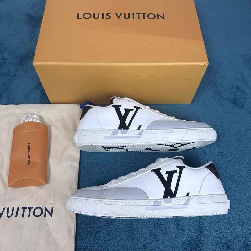 Louis Vuitton路易威登 Charlie 低幫板鞋 白灰色 43.5碼-1