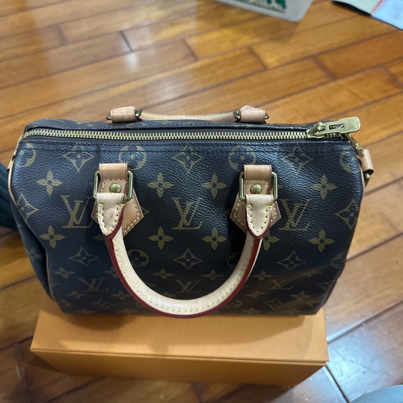 LV speedy25 肩帶款 波士頓包~-2