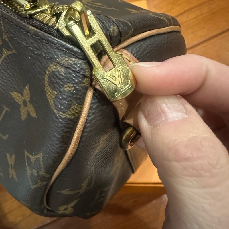 LV speedy25 肩帶款 波士頓包~-10