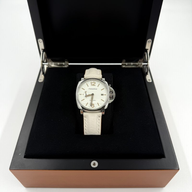 PANERAI  -白色LUMINOR DUE三明治錶盤自動機械錶 ╻42mm-0