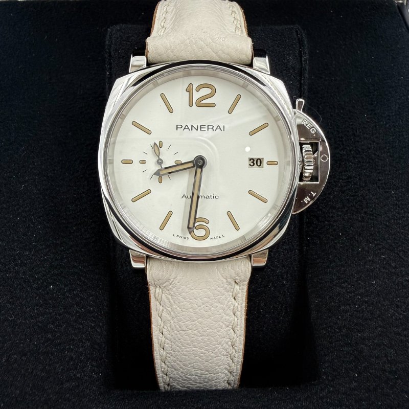 PANERAI  -白色LUMINOR DUE三明治錶盤自動機械錶 ╻42mm-2