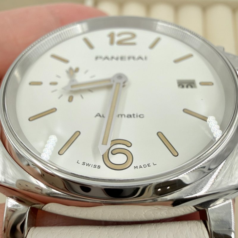 PANERAI  -白色LUMINOR DUE三明治錶盤自動機械錶 ╻42mm-15