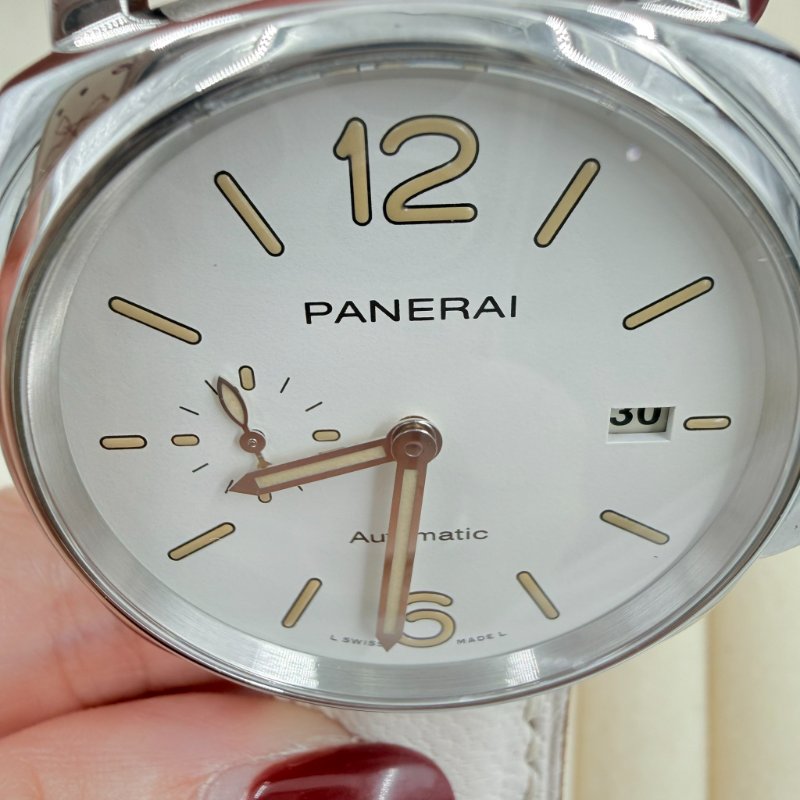 PANERAI  -白色LUMINOR DUE三明治錶盤自動機械錶 ╻42mm-16