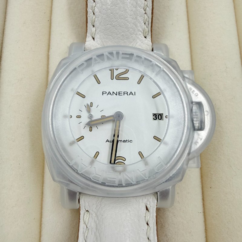 PANERAI  -白色LUMINOR DUE三明治錶盤自動機械錶 ╻42mm-18