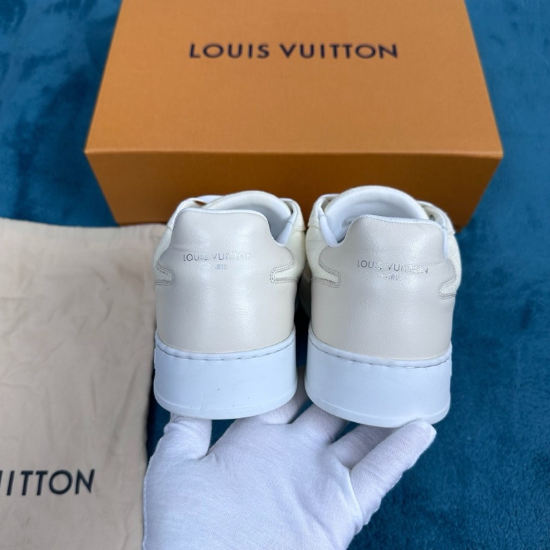 LV路易威登 resort 2025款 牛仔布低幫板鞋 淡黃色 42碼-3