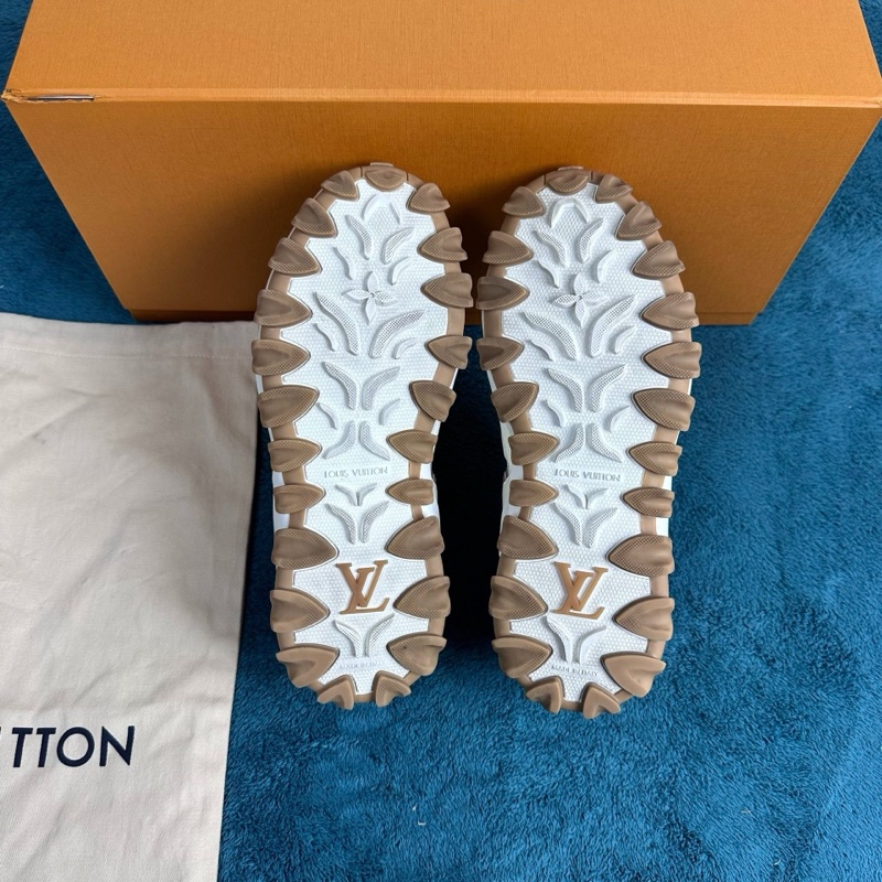 Louis Vuitton路易威登 rush 牛皮革低幫休閒鞋 奶油色 36碼-5