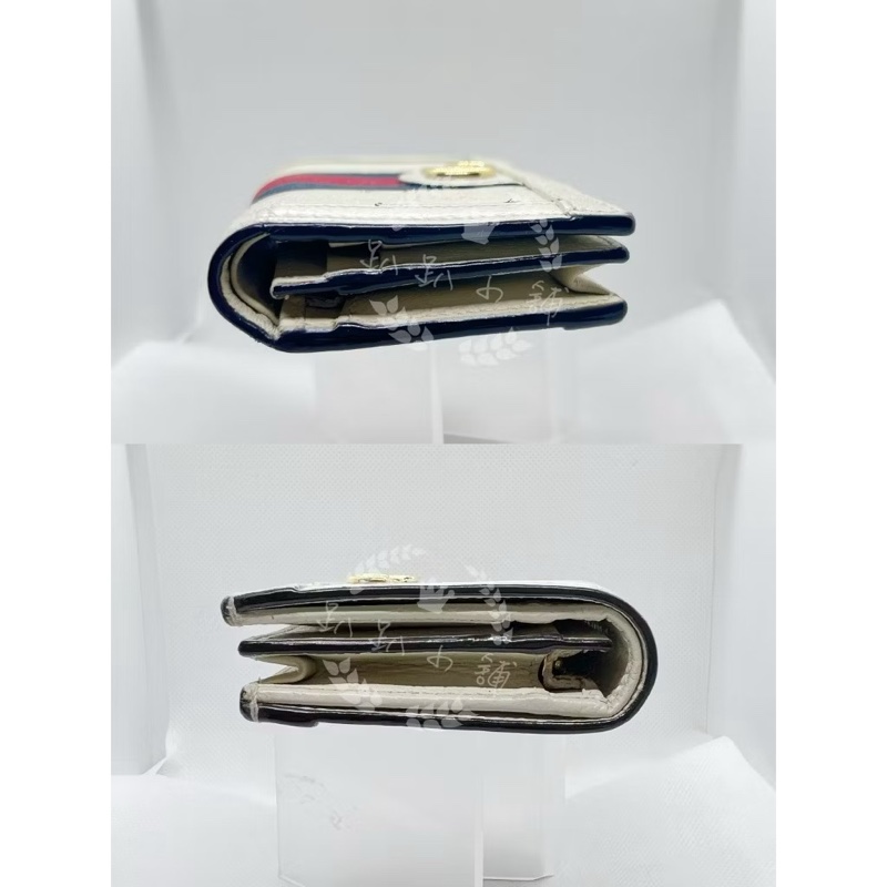 ~~趴趴小舖~~正品GUCCI Ophidia皮革短夾-3